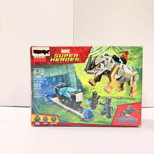 （二手）乐高积木玩具 LEGO 超级英雄 犀牛对峙的矿井 76099