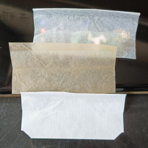家居便条自带胶手工辅助耗材70*36mm白浅棕半透明条纹普通