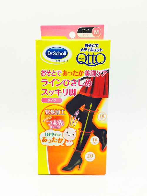 拍前联系客服！Dr.Scholl QttO爽健加热保暖发热睡眠连裤美腿瘦腿