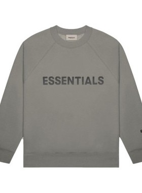 FOG FEAR OF GOD ESSENTIALS复线字母男女长袖加绒套头圆领卫衣潮