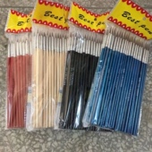 水粉油画石膏毛笔 尼龙勾线笔 100支上海亿美勾线笔 描边笔美甲笔