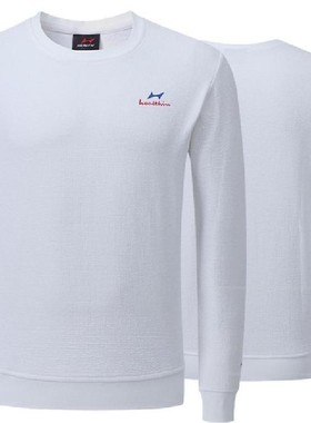 海尔斯6008卫衣男款纯棉黑色白色运动卫衣跑步上衣田径训练春秋款