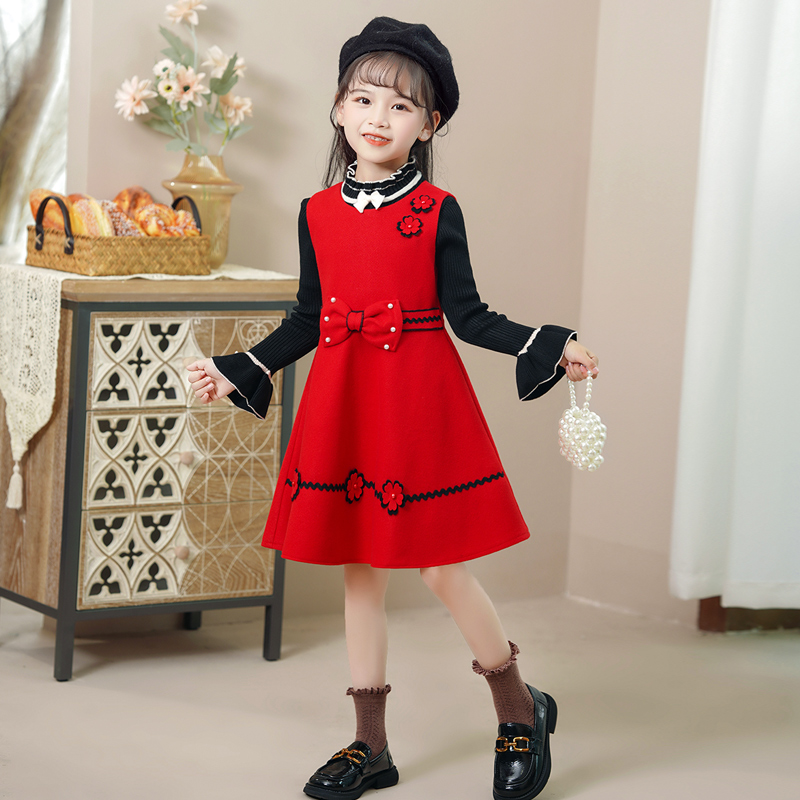 女童连衣裙春秋装2025新款