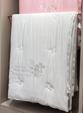 80天丝棉赛羽绒蚕丝大豆纤维被二合一子母被四季被春秋冬被芯轻奢