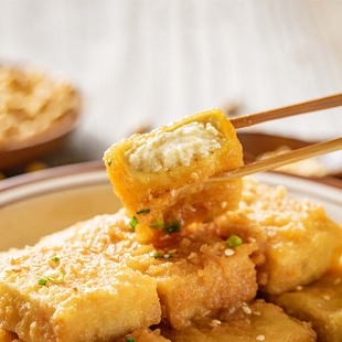 鲜包浆豆腐油炸小吃半食品云南石屏爆浆豆腐串商用批发臭豆腐