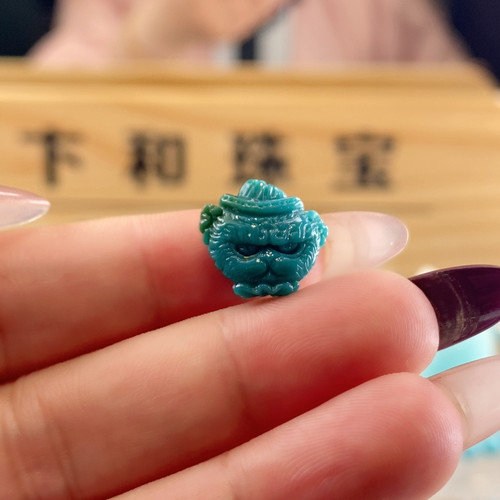 瓷釉级玉化蓝萌宠 卡13.5/12.6