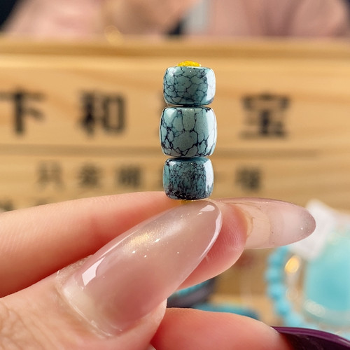 高瓷蓝水草纹直切 卡7.7/7