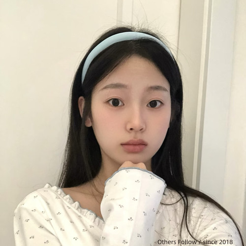莫兰迪简约高颅顶显脸小发箍