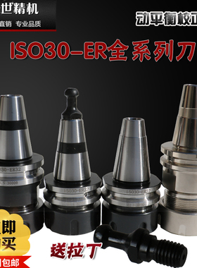 ISO30-ER木工雕刻机刀柄 9.9KW主轴自动换刀高速刀头 HSD主轴刀把