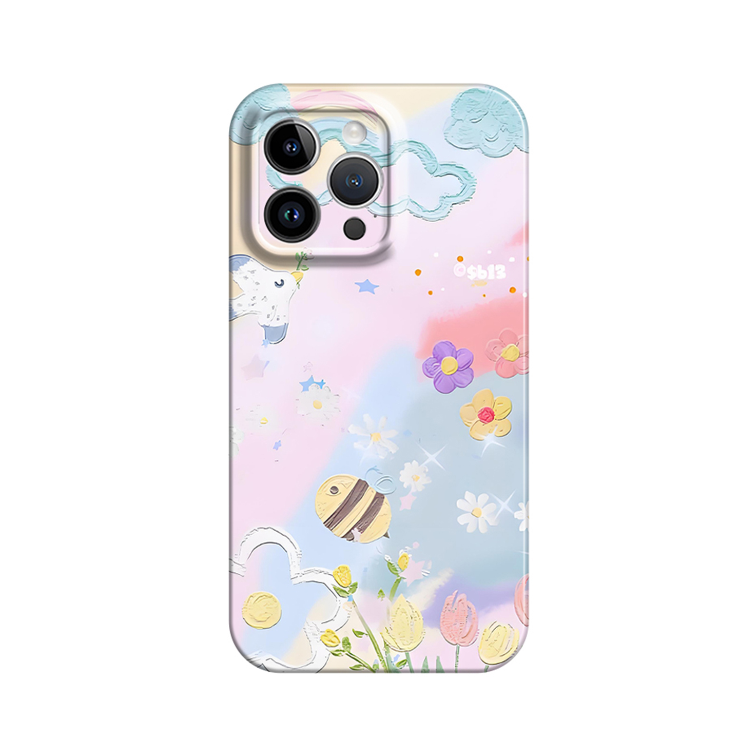 可爱忙碌小蜜蜂适用iPhone16promax苹果15小米14畅享80华为p70nova13荣耀300菲林手机壳红米k60vivos20iqoo12