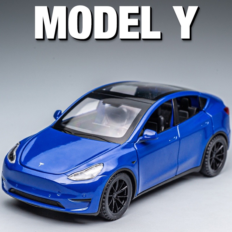 特斯拉合金儿童男孩模型玩具车