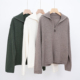 26支进口baby级山羊绒 意奢L 宽松半拉链毛衣针织衫 25年冬