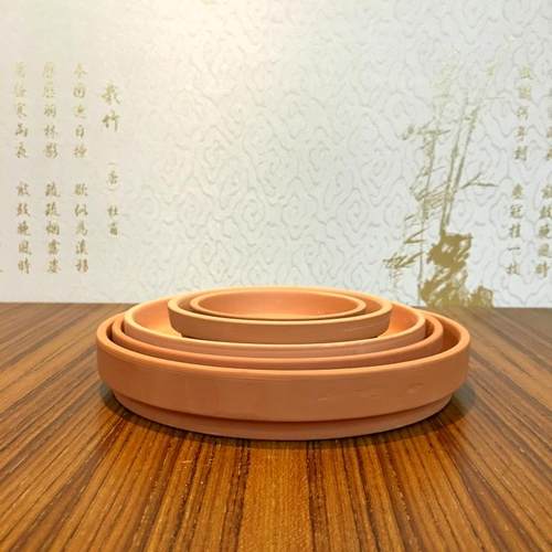 红陶红陶托盘花盆接水盘