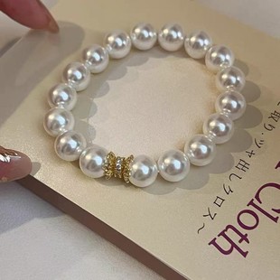 贝珠珍珠手链叠戴女款轻奢小众精致新款高级感手串手饰