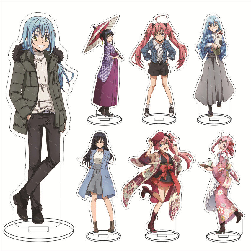 关于我转生变成史莱姆这档事 亚克力大立牌 红丸 朱菜 亚克力摆件