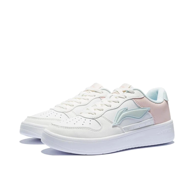 李宁小白鞋 |板鞋女鞋休闲鞋春季轻便软底舒适百搭鞋子增高运动鞋