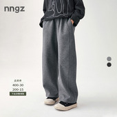 洋气儿童休闲卫裤 NNGZ设计师女童弯刀裤 新款 2026春季 空气层运动裤