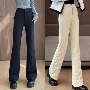 微喇羽绒棉裤女2025冬季外穿东北零下40度防寒防风百搭保暖休闲裤