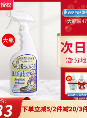 美国老奶奶的秘密衣物去污剂473ml去污笔去渍液洗衣液除渍剂大瓶