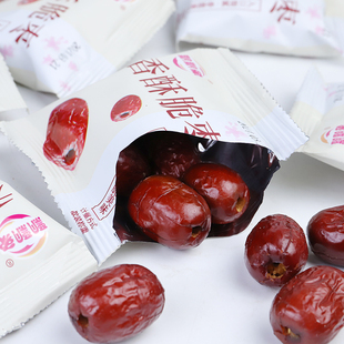 飘飘象脆枣小包装 无核空心香酥红枣干休闲零食干果小吃酥脆枣