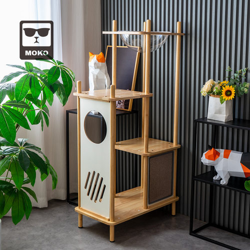 MOKO猫爬架猫家具猫抓板猫窝猫树猫猫玩具太空碗组合系列