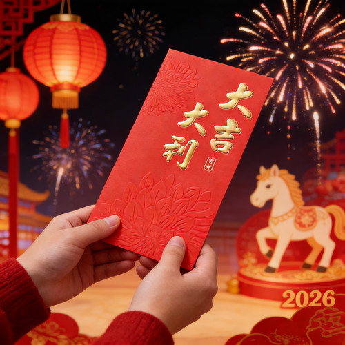 百元婚庆用品个性马年创意红包壳