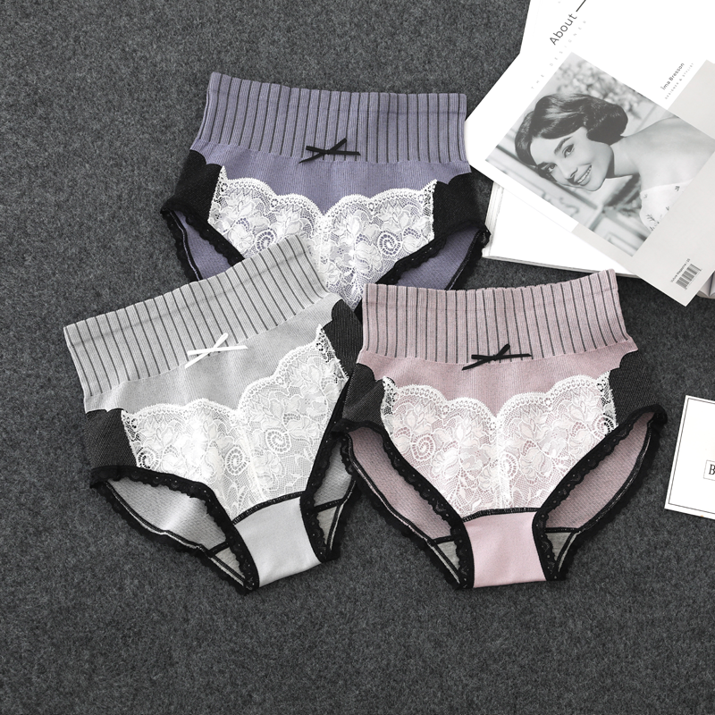 paposhop日系性感蕾丝收腹提臀