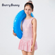 儿童女孩游泳衣洋气海边泳装 BarryBanny女童连体泳衣2025夏季 新款