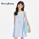 儿童女孩裙子无袖 BarryBanny女童立体花背心裙2026夏季 新款 连衣裙