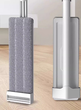 新款免手洗平板拖把家用懒人拖地神器干湿两用加厚吸水墩布一拖净