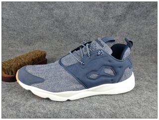 Reebok FURYLITE 牛仔布 休闲 复古跑鞋 BD3848 BD3849 BD3850