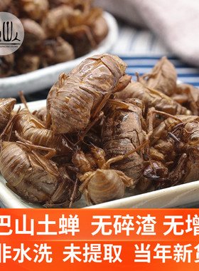 大巴山野生药材土蝉蜕知了皮知了壳50克当季新货无增重包邮非500g