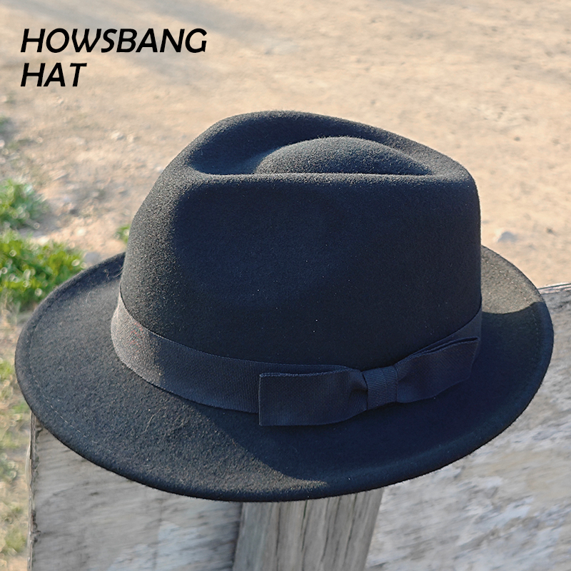 小沿礼帽爵士帽日常休闲四季通用