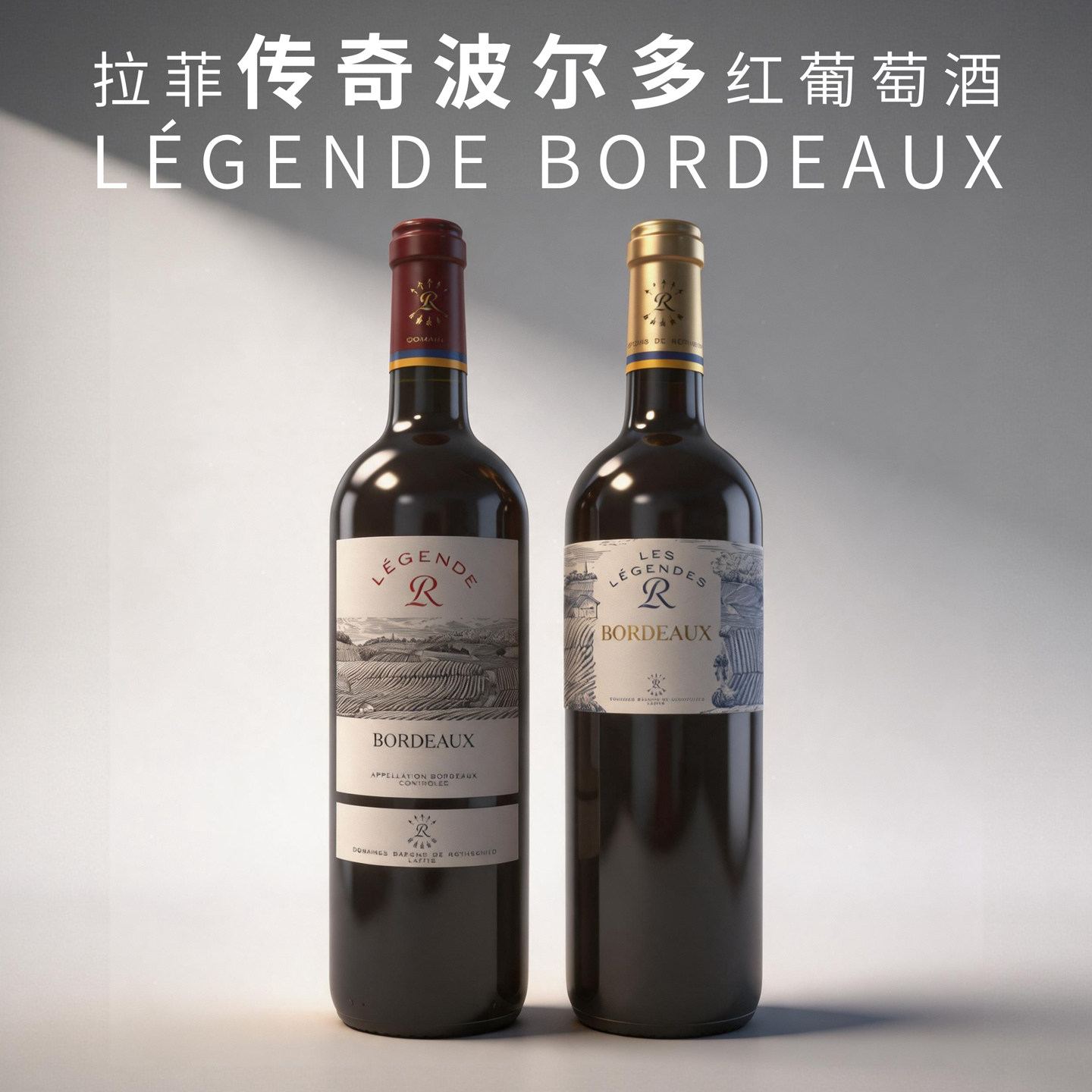 拉菲罗斯柴尔德传奇波尔多干红葡萄酒法国原瓶进口 AOC 商务 送礼