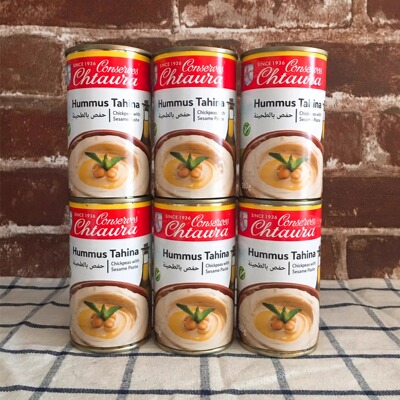 Chtaura hummus tahina芝麻酱鹰嘴豆泥即食180Gx6pcs