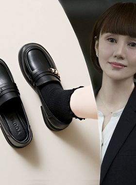 春秋乐福鞋女英伦风黑色小皮鞋上班jk工作鞋2025新款百搭平底单鞋