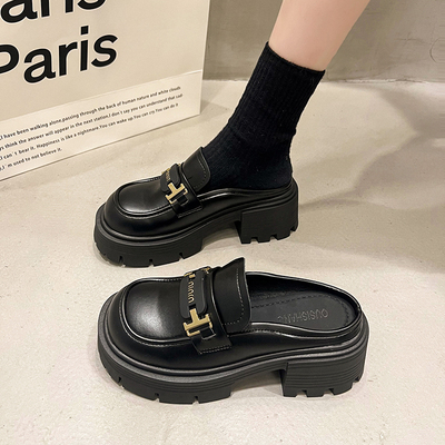 厚底小皮鞋女英伦风2025新款