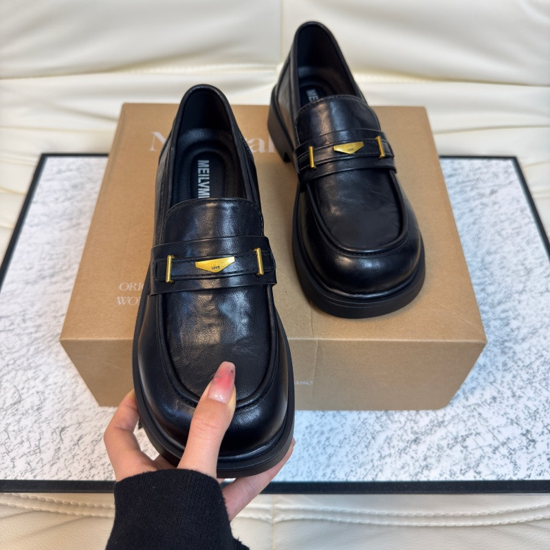 春秋小皮鞋女英伦风厚底黑色乐福鞋一脚蹬百搭单鞋2026新款jk女鞋,女鞋,乐福鞋（豆豆鞋）,淘宝优惠券,粉丝福利购,淘宝优惠卷