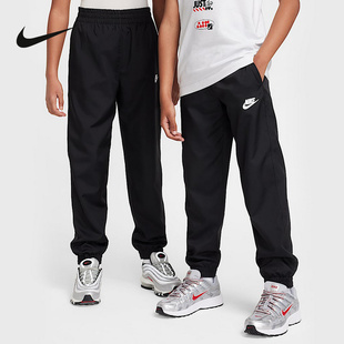 HF8141 透气运动裤 010 休闲CLUB大童梭织长裤 Nike耐克男女童新款