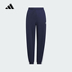 针织长裤 adidas阿迪达斯女大童百搭直筒收口运动裤 秋新款 子KC0202