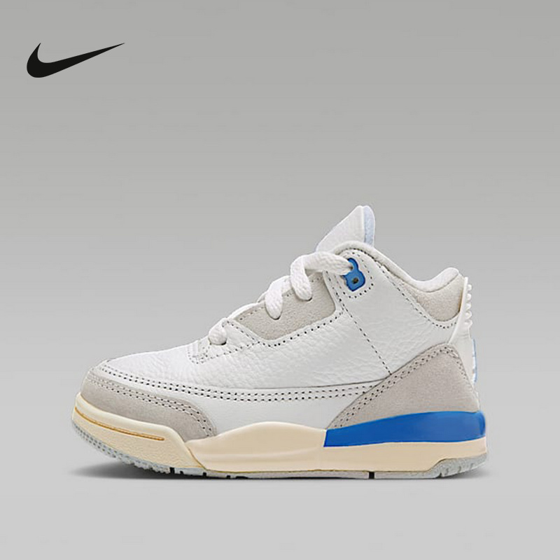 Nike耐克男女童鞋新款休闲JORDAN 3 RET运动训练篮球鞋DM0968-101