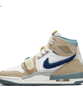 Nike耐克秋冬新款大童AJ312高帮复古篮球鞋休闲鞋板鞋DQ5348-141