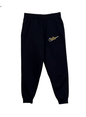 NIKE耐克男女童运动裤2026春新款休闲舒适针织收口长裤IF2457-010