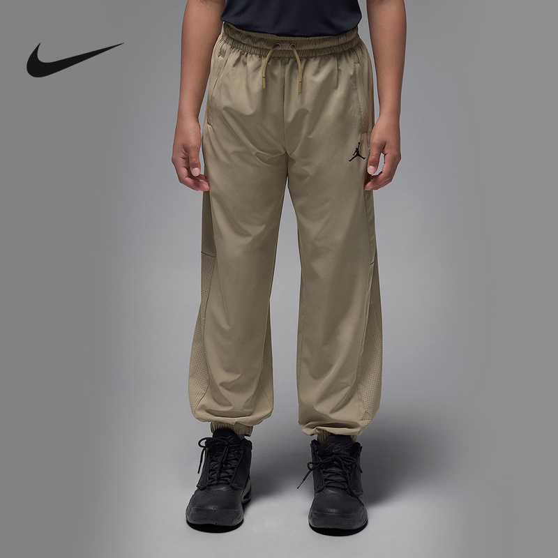 Nike耐克男女裤新款休闲舒适百搭透气儿童运动梭织长裤IQ5324-293