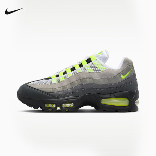 NIKE耐女鞋Air Max 95 OG Big Bubble灰绿色复古老爹鞋IO9926-001