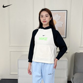 IO0250 Nike耐克卫衣DRI FIT大童男孩上衣拼接针织连帽套头衫 047