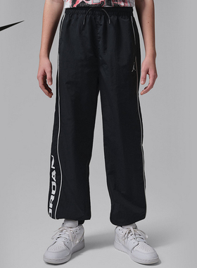 Nike耐克男童新款时尚梭织长裤经典休闲舒适百搭运动裤IR7977-010