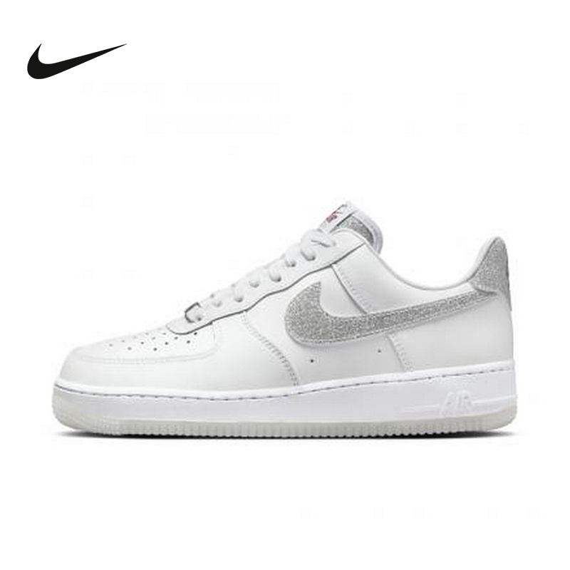 Nike耐克女鞋AIR FORCE 1白银AF1空军一号复古运动板鞋HQ3461-191