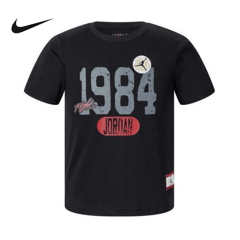 Jordan耐克短袖女2025夏宽松休闲透气图案印花运动T恤II3559-045