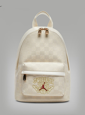 Jordan耐克双肩包男女包马年限定新年款满印花学生书包IV4748-133